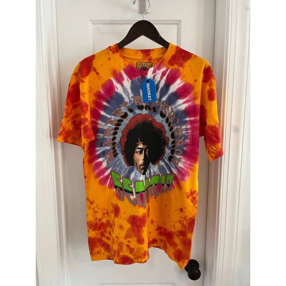 Market Experience‎ Jimi Hendrix Tie Dye T NWT